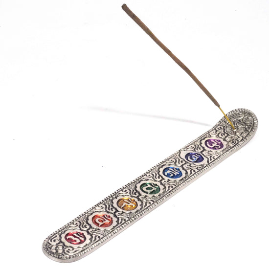 Chankra Incense Burner (Metal, Can be used with stick incense and rolled incense)