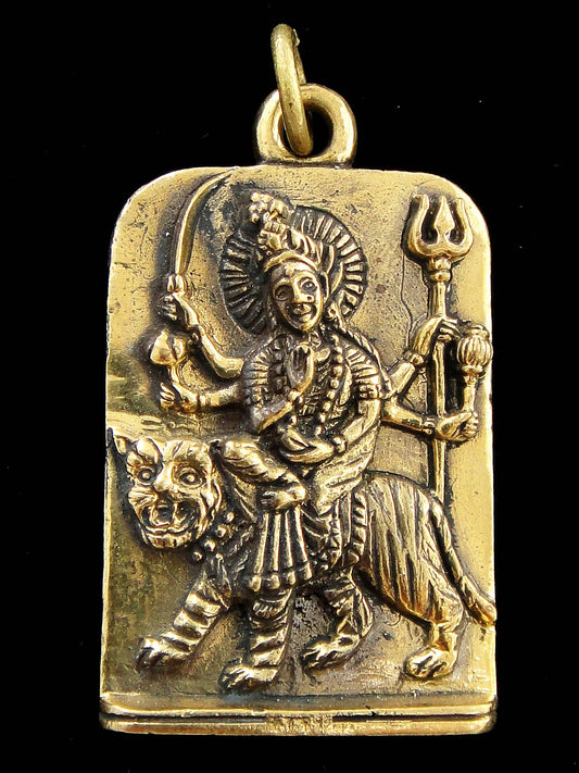 Durga Deity & OM Pendant