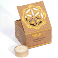 Sandalwood Tealight Candles (Pack of 12) Soy Wax