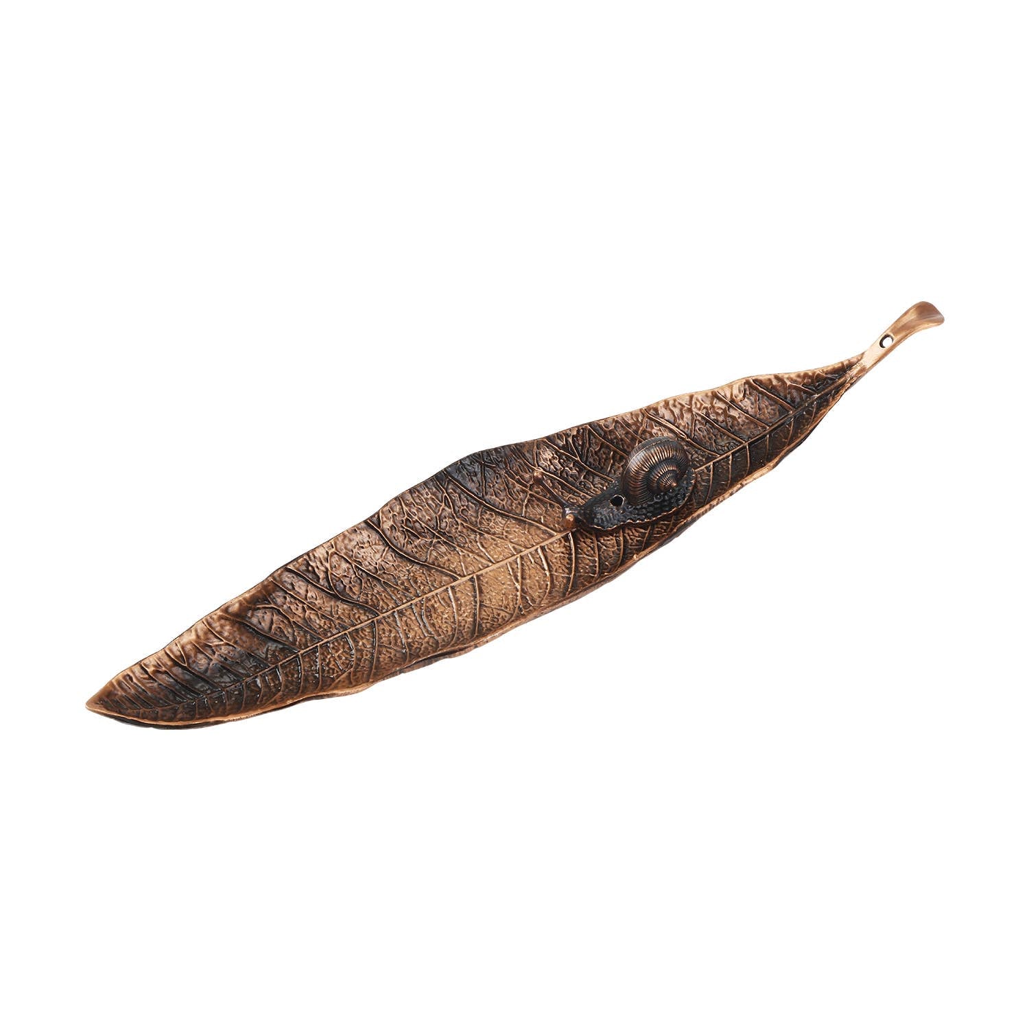 Copper Metal Leaf Incense Burner