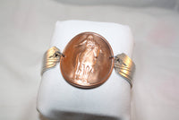 Copper Coin Spoon Bracelet