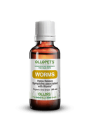 Ollopets Worms - Homeopathic Drops for All Pets, 30 ml