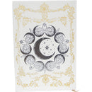 Journal with Beautiful Velvet Bag Featuring the Moon Phases