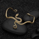 Cuff Snake Bracelet (Bronze Textured)