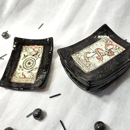 Tarot Card Ceramic Trinket Dish