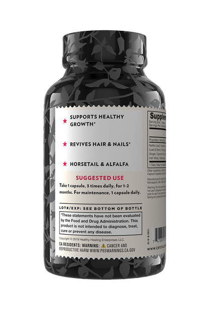 Beautiful Hair and Nails - Herbal Supplement with 14 Herbs (60 capsules)