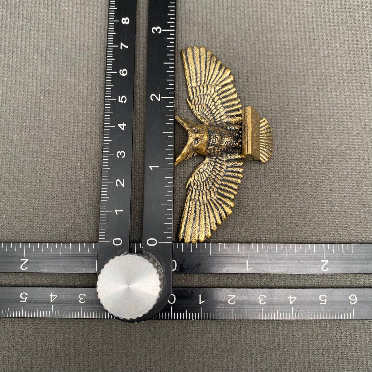 Brass Owl - Flying