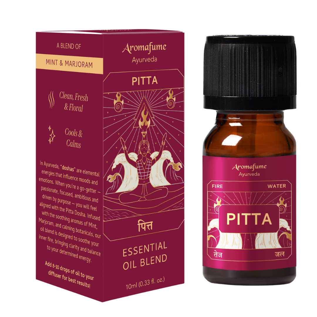 Pitta Dosha Ayurvedic Essential Oil | Mint & Marjoram (10 ml)