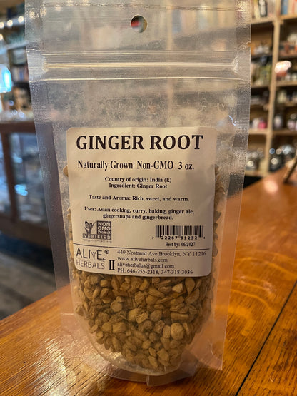 Dried Ginger Root (3 oz)