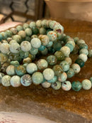 Natural Turquoise Bracelet (8 mm beads)