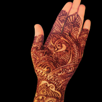 Organic Henna Cone - Ready to use (25 grams) - Dark