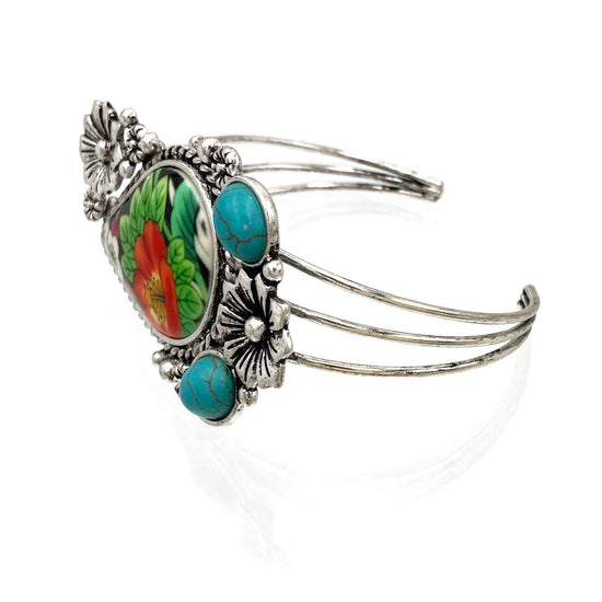 Tribal Wisdom Earth Open Bangle