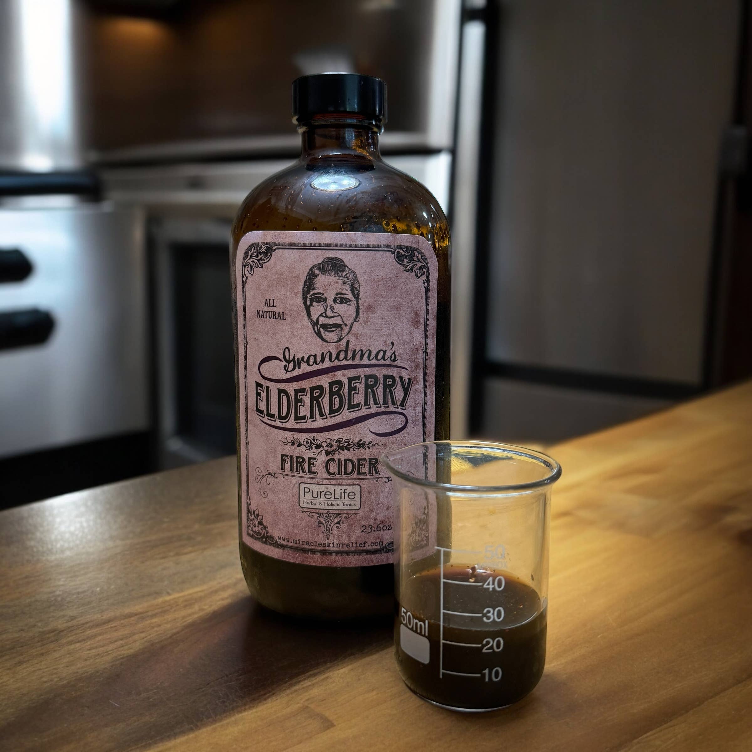 Grandma's Elderberry Fire Cider Oral Supplement