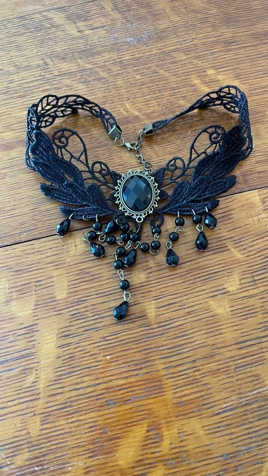 Black Mystic Gypsy Necklace