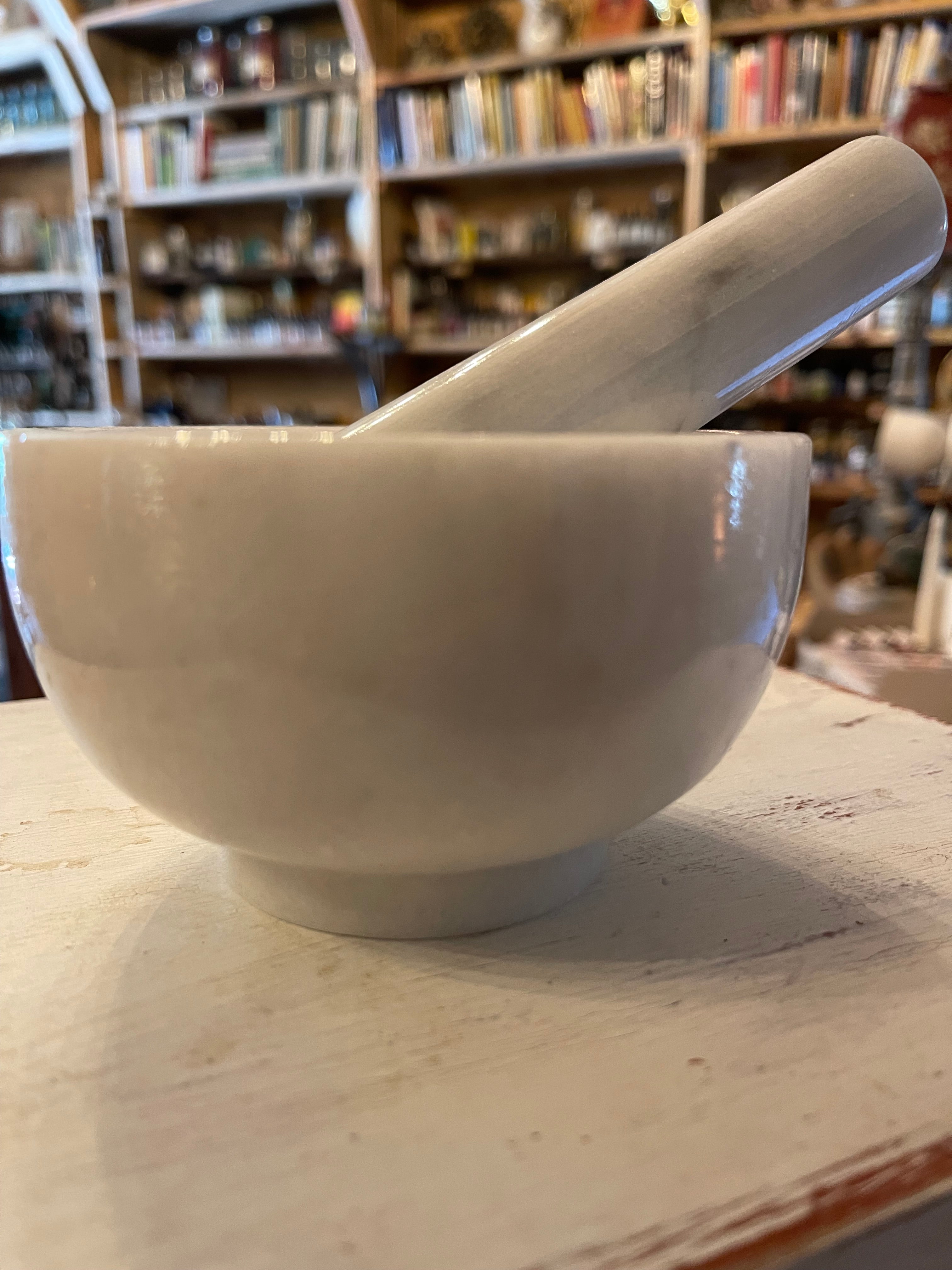 Marble Mortar & Pestle
