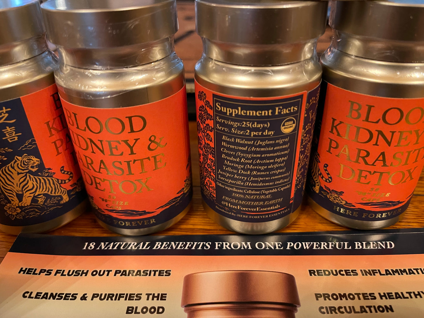 Blood Kidney & Parasite Detox Capsules