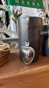Silver Spoon & Fork Tea Strainer (Stainless steel basket)
