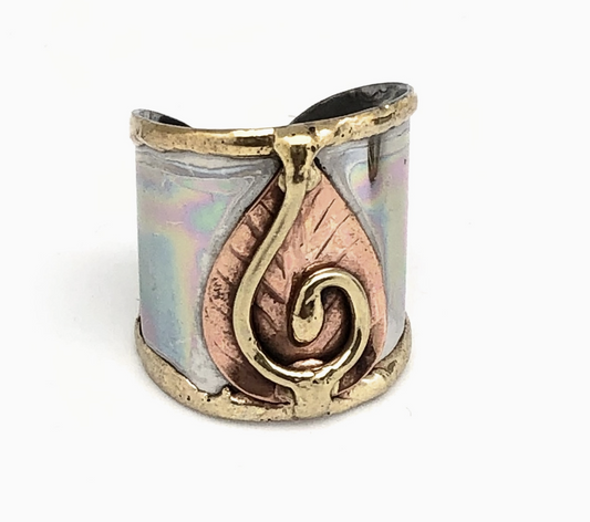 Bodhi Leaf Meditation Ring