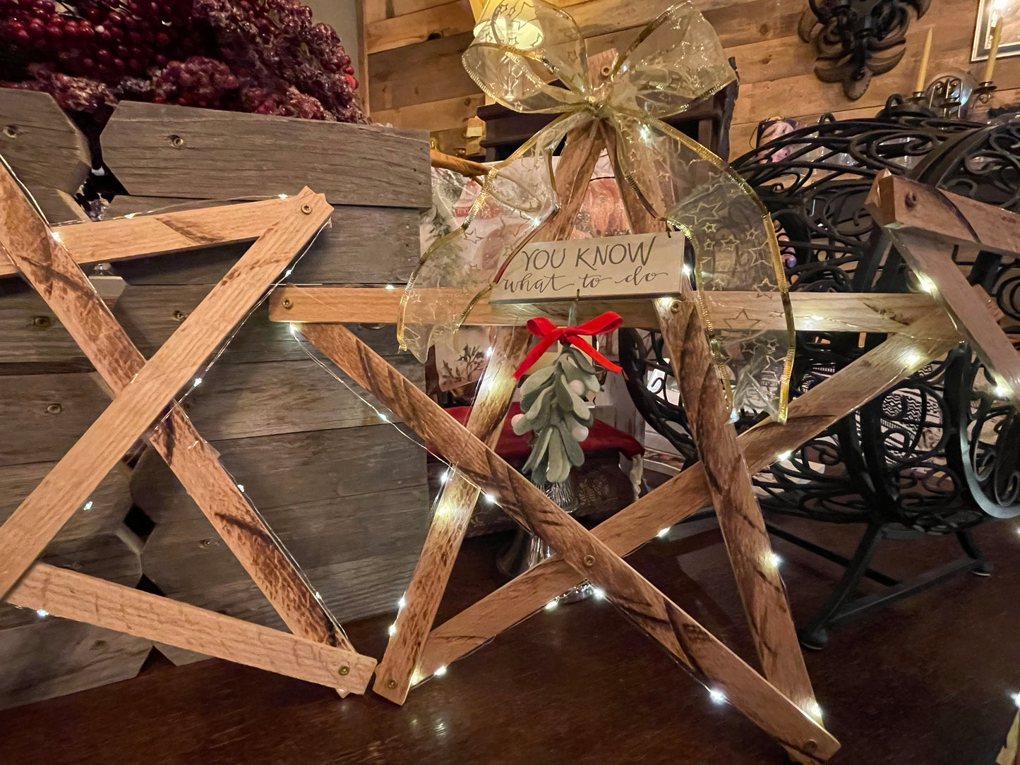 Handmade Wooden Star