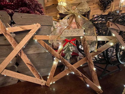 Handmade Wooden Star