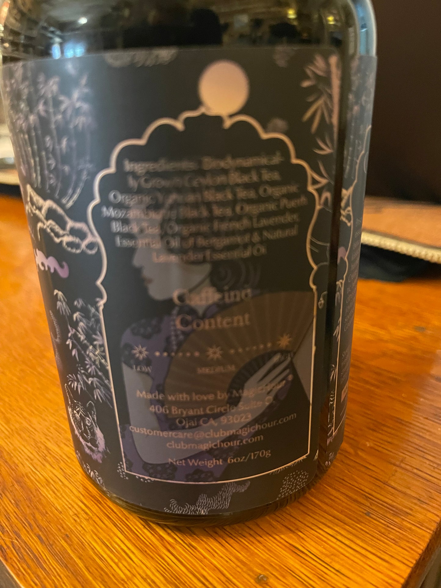 Goddess of Earl Lavender London Fog Tea - Apothecary Jar (80 cups)