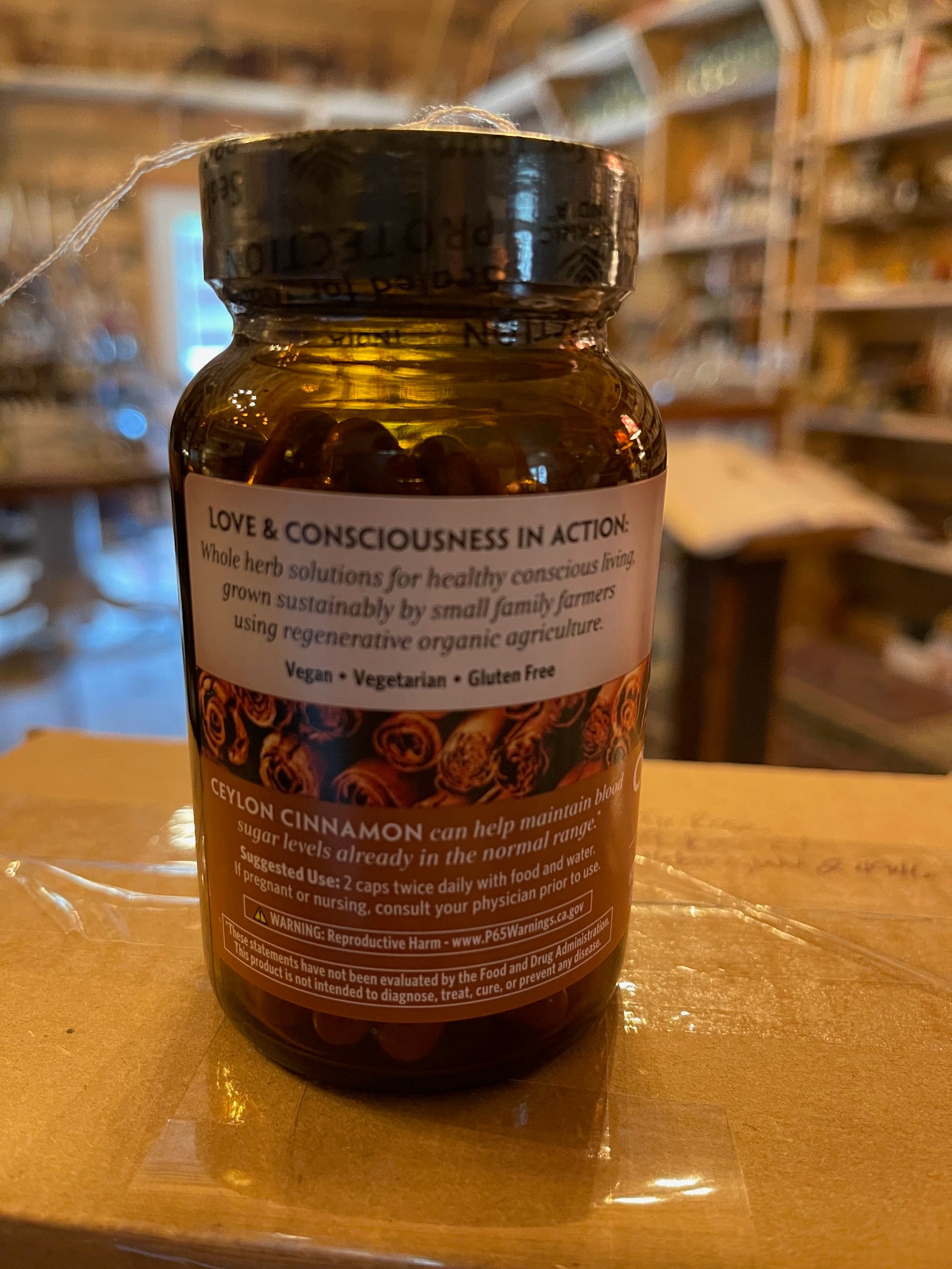 Ceylon Cinnamon - 90 Capsules (Organic)