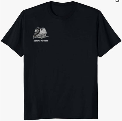 Men's Black t-shirt, Front - Mill Gap