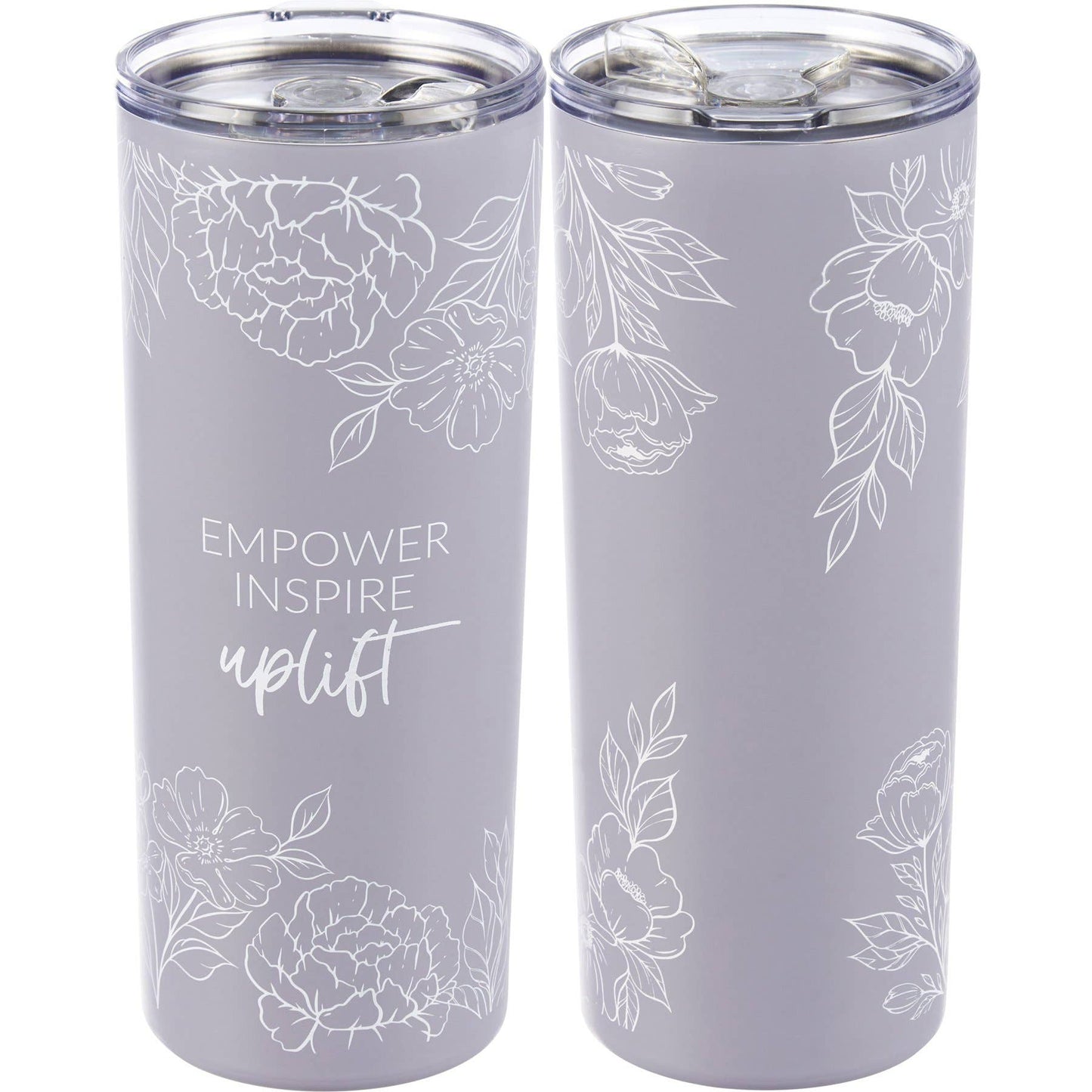 Tea Tumbler - Empower Inspire Uplift