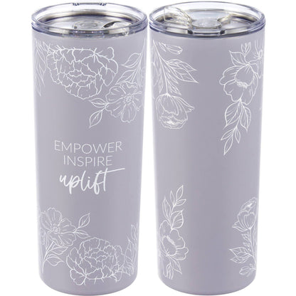 Tea Tumbler - Empower Inspire Uplift