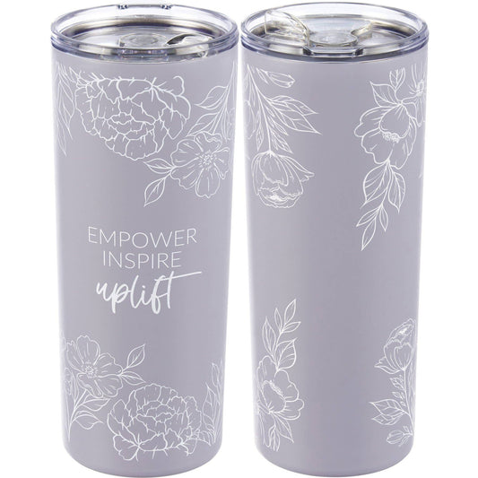 Tea Tumbler - Empower Inspire Uplift