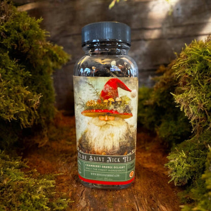 Delightful Cranberry Orange Tea Featuring Vintage Victorian Design