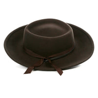Fedora Hat - Wide Brim Hat, Old West Wyatt Earp style (Size Large)