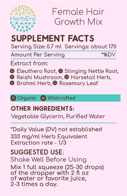 Female Hair Growth Mix Tincture