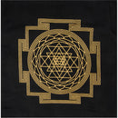 Sri Yantra Grid Printed on Cotton
