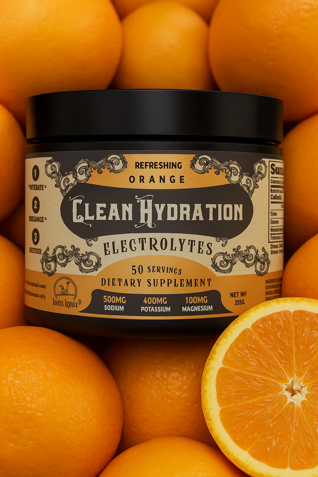 Electrolyte & Mineral Hydration - Made with real oranges!
