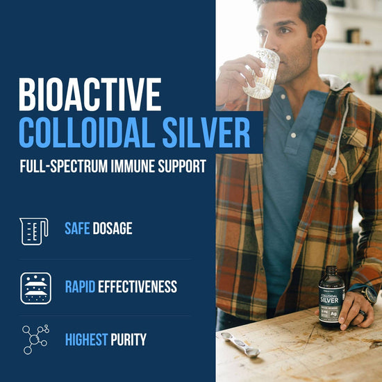 Colloidal Silver Liquid Supplement (8 fl oz)