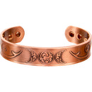 Tiple Moon Magnetic Copper Bracelet