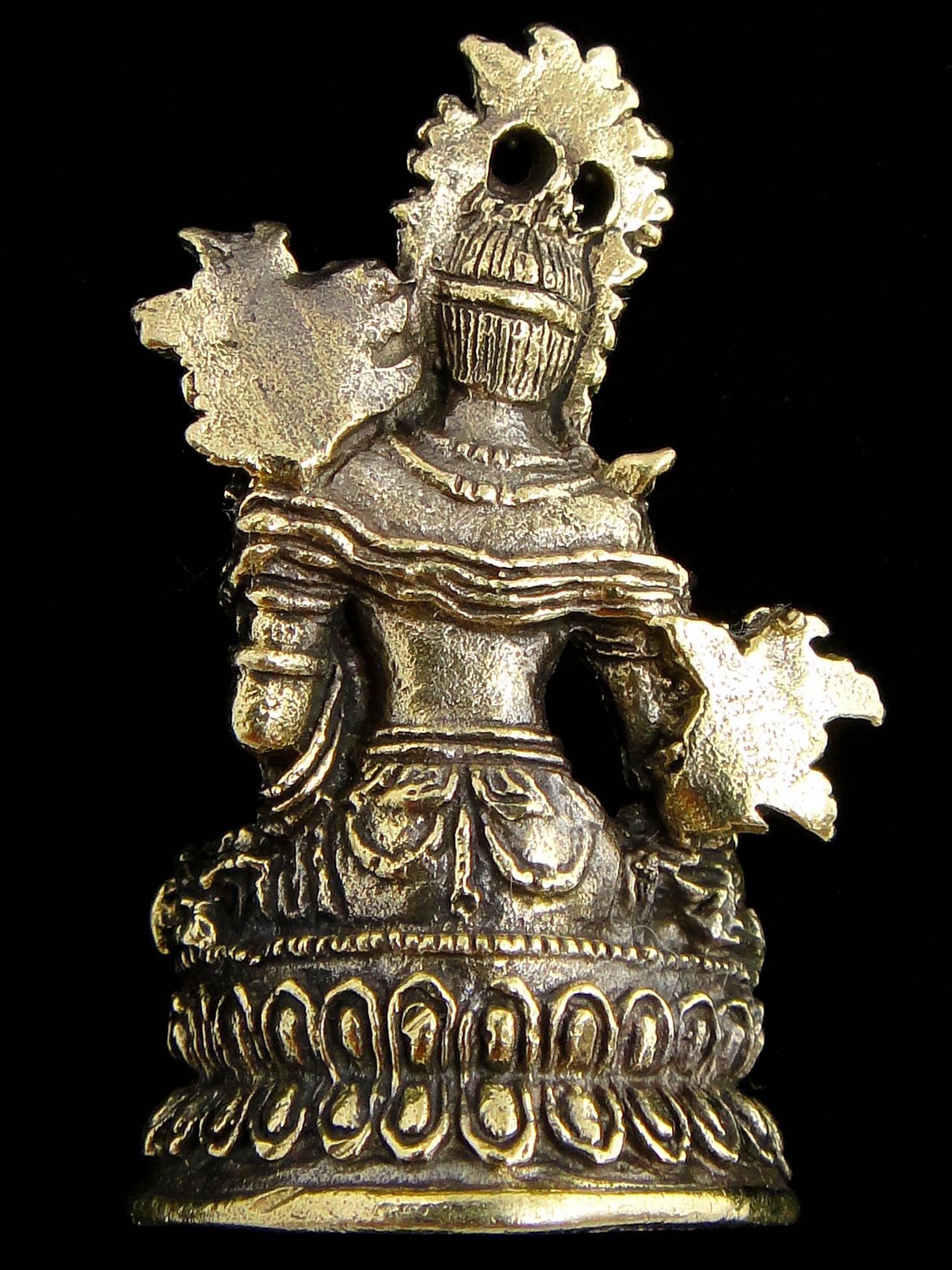 Small Brass Deity Green Tara