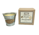 Citronella Mosquito Bucket Candle | Beeswax/Lemon Eucalyptus