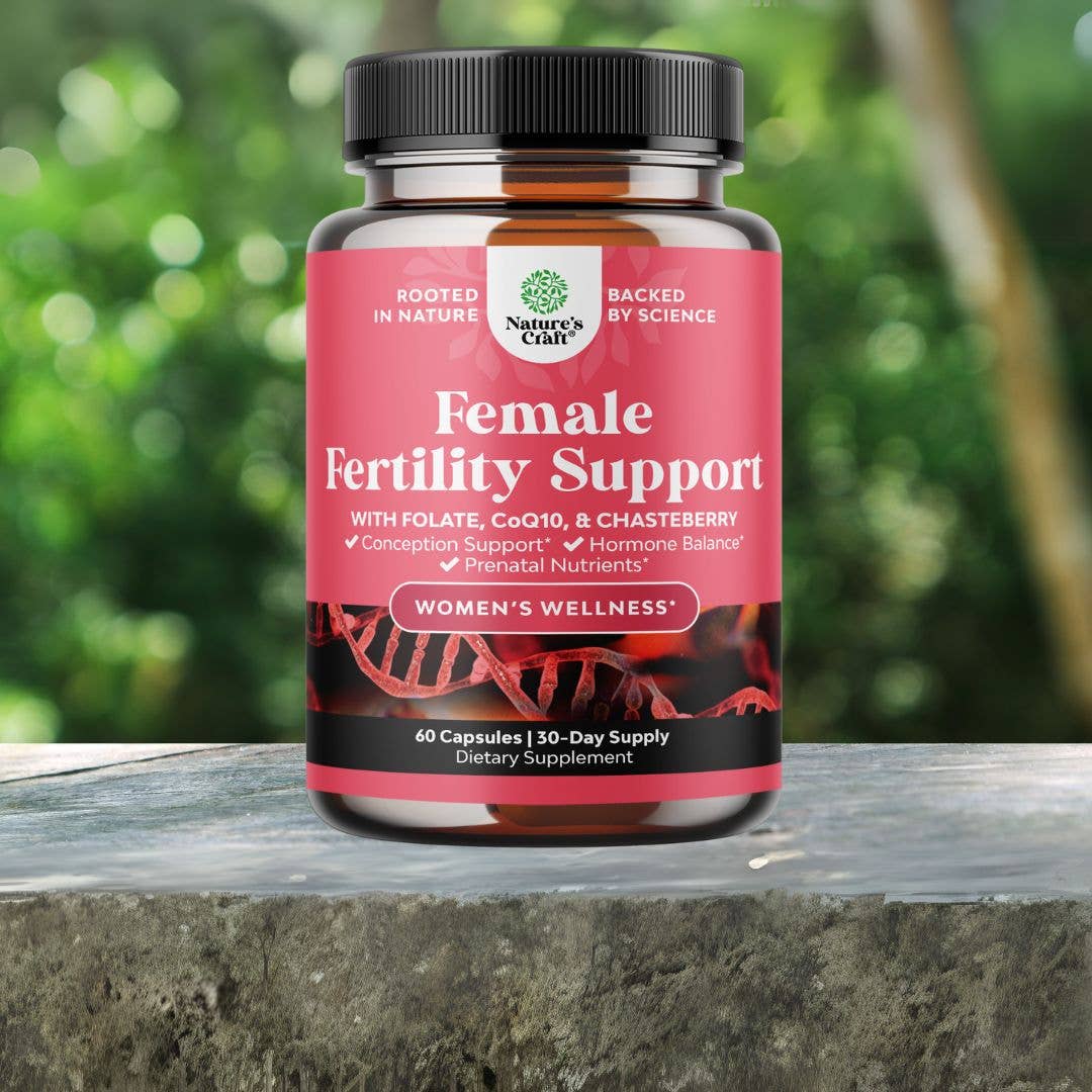 Female Fertility Support - Prenatal Multivitamin Supplement (60 Capsules)