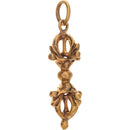 Tibetan Brass Dorje Pendant - Small