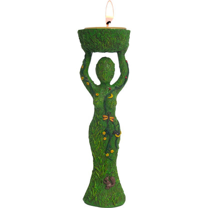 Earth Goddess Candle Holder