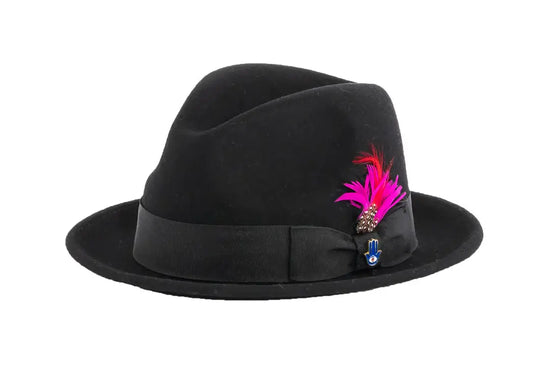 Trilby Black Hat