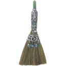 Magic Gemstone Broom - 13 Inches with Goddess Spiral