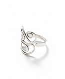 Adjustable Ether Sterling Silver Ring
