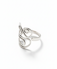 Adjustable Ether Sterling Silver Ring
