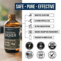 Colloidal Silver Liquid Supplement (8 fl oz)