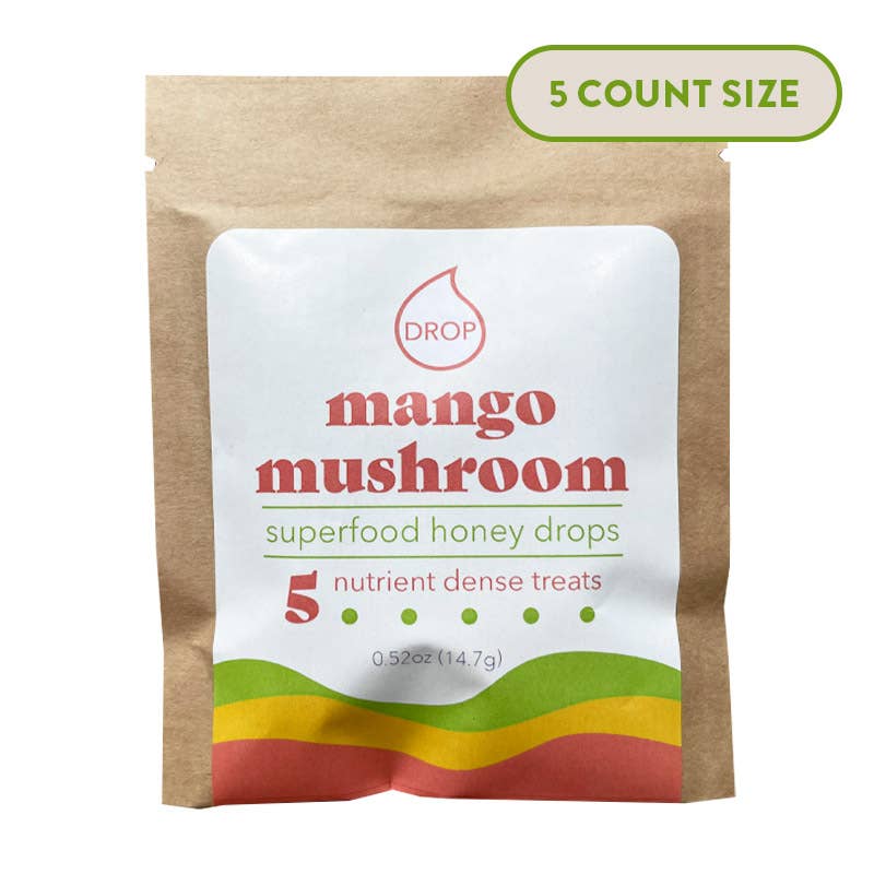 Mango Mushroom Honey Drops