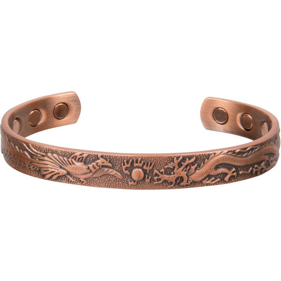 Phoenix & Dragon Magnetic Copper Bracelet