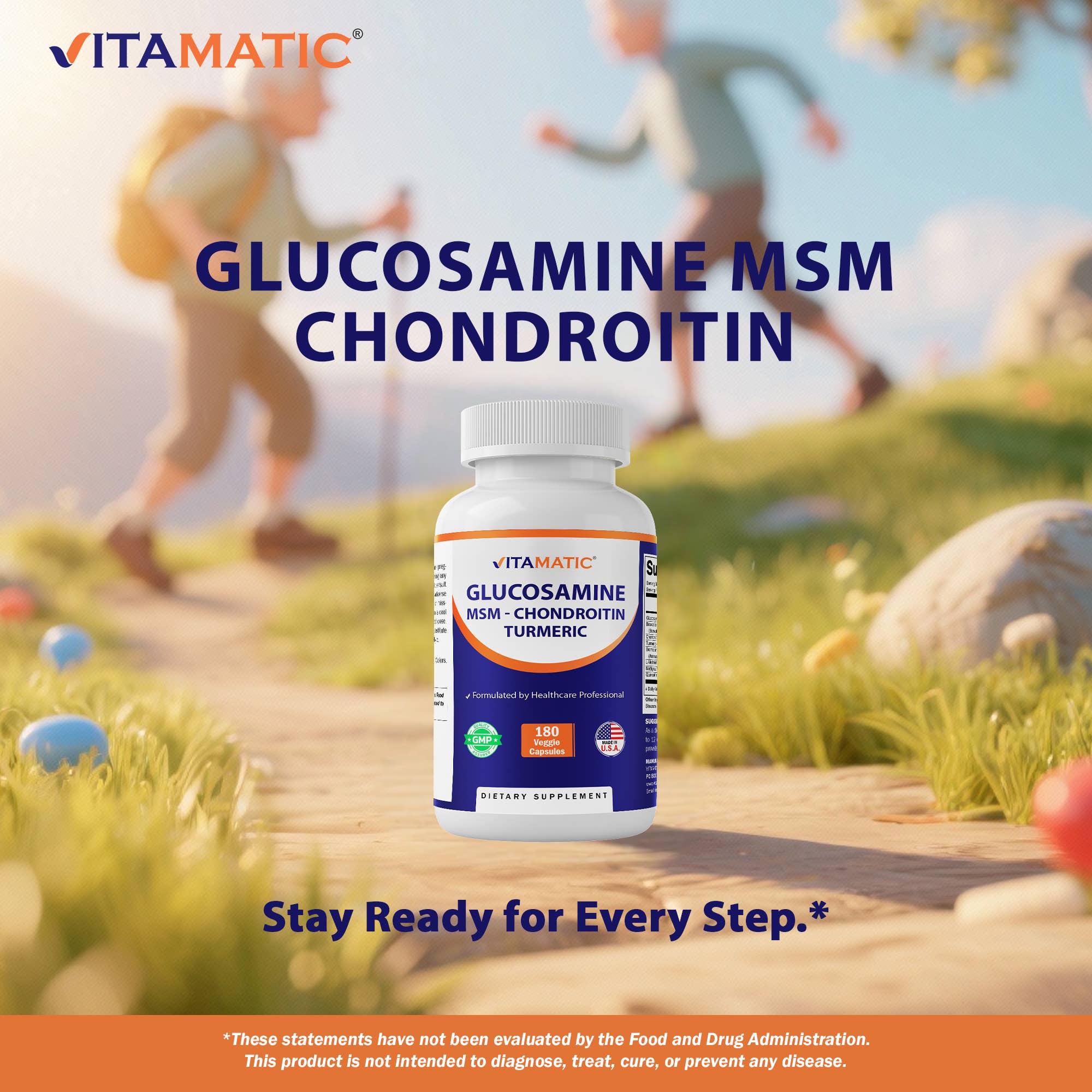 Glucosamine Chondroitin MSM (180 Veggie Capsules)
